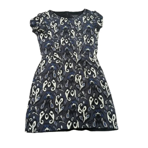 Rag and Bone 100% Silk Grey pattern mini dress ASO Cameron Diaz Size 0 - Picture 1 of 10